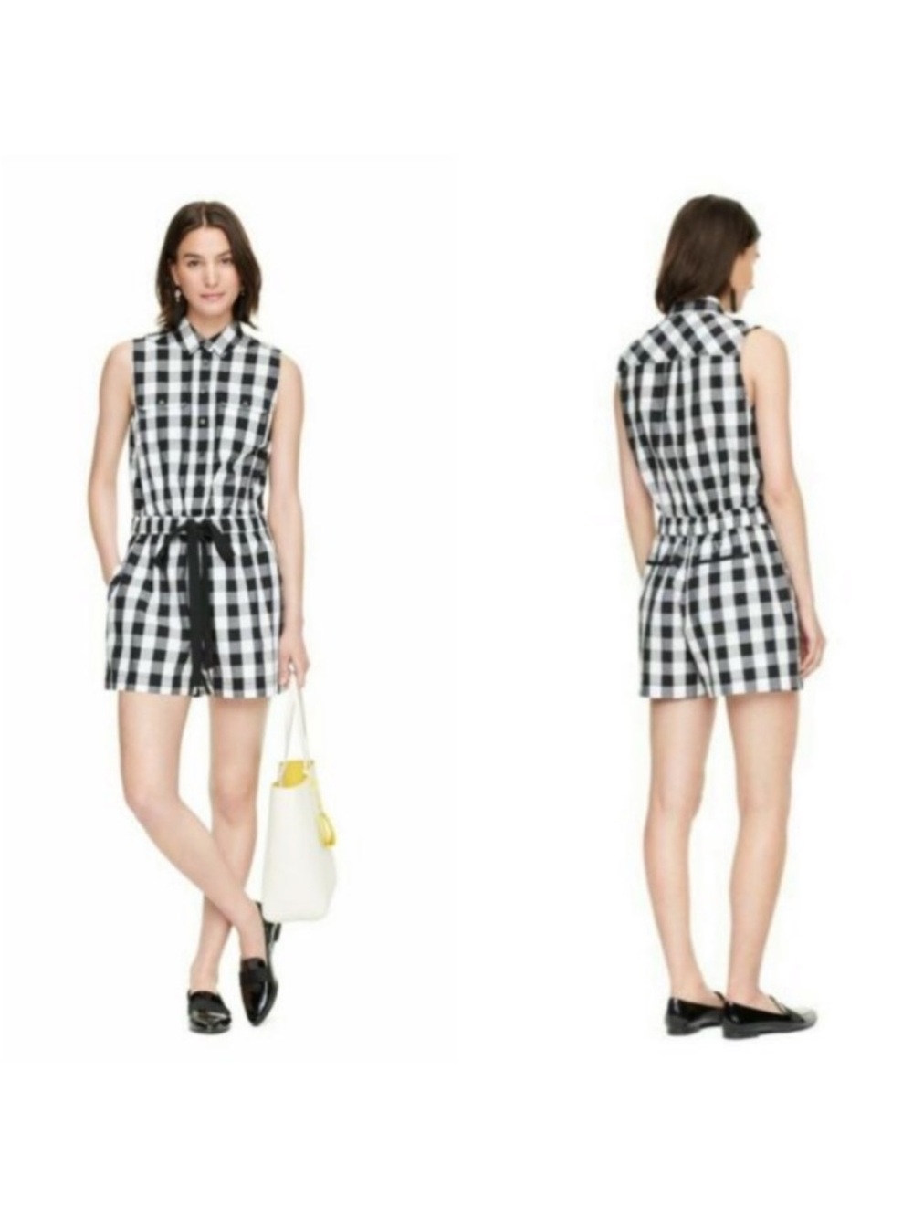 Kate Spade Broome Street | Gingham Romper